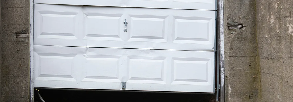 Garage Door Got Hit By A Car Dent Removal in Rockford, IL