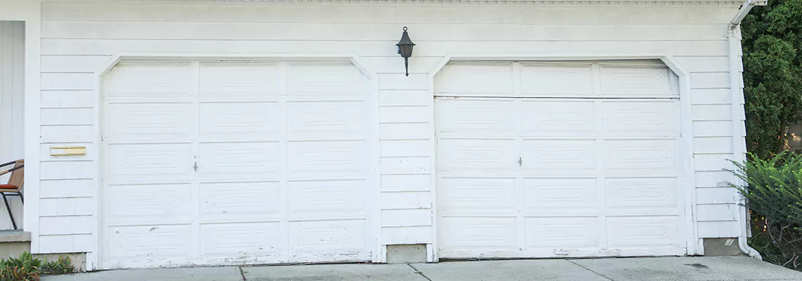 Roller Garage Door Dropped Down Replacement in Rockford, IL